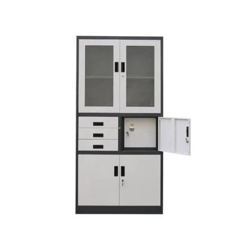 Metallic Steel Cabinet with safe