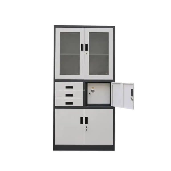 Metallic Steel Cabinet with safe