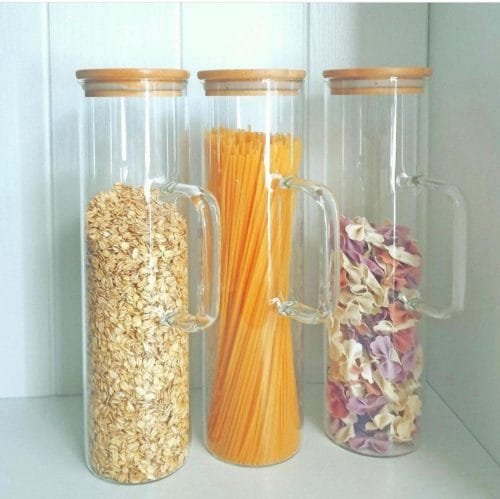 Glass Spaghetti Jar