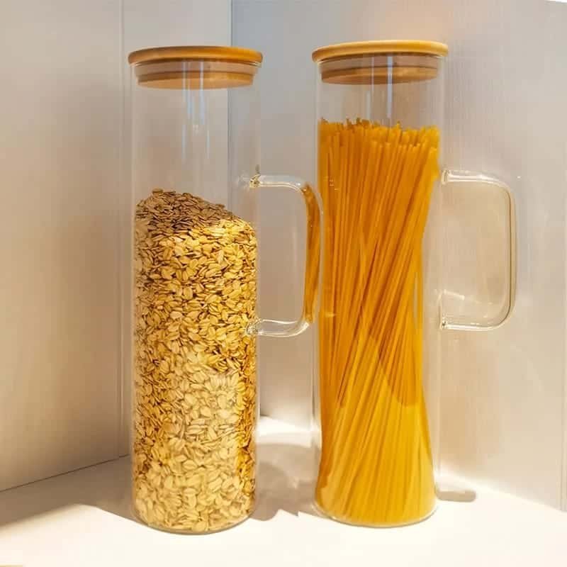 Glass Spaghetti Jar