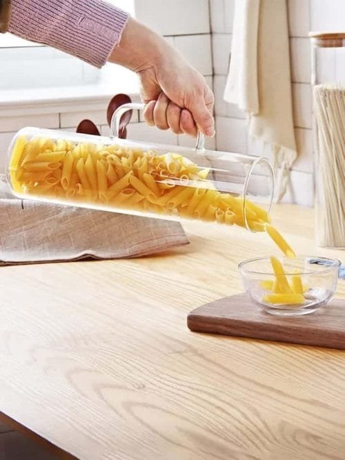 Glass Spaghetti Jar