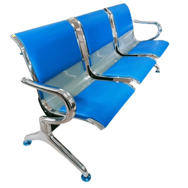 Blue Padded Link Chair