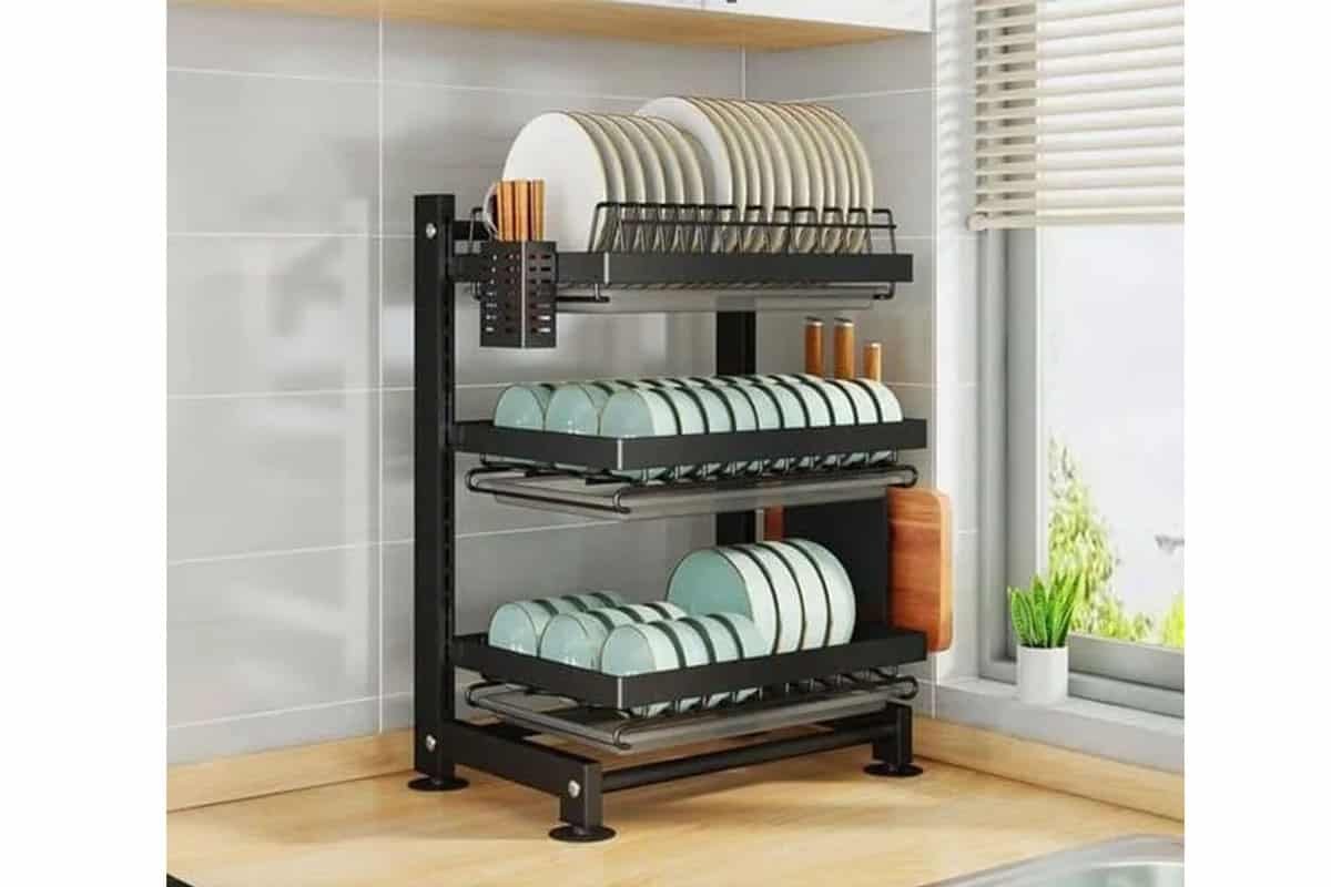 Advanced 3-Tier Dish Rack