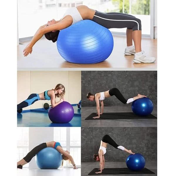 117616 Exercise Yoga Balls diameter 75cm with free pump