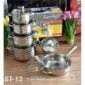 12 pcs Stainless Steel Cookware