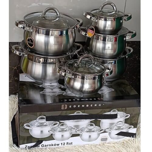 Edenburg EB-4065 Stainless Steel Cookware Set