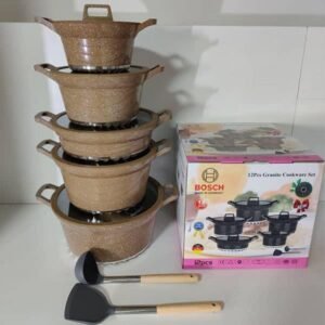 Bosch 10 Pcs Granite Cookware Set