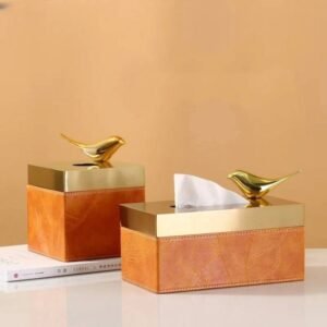 Leather Serviette Box