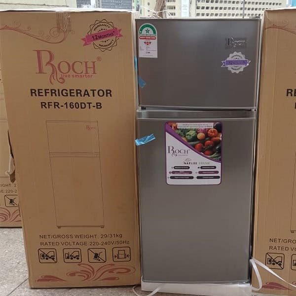 Roch 128litres RFR-160DT-B Double Door Refrigerator