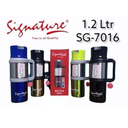 Sg7016 Signature Stainless Steel Double Wall Vaccum Flask 1.2l