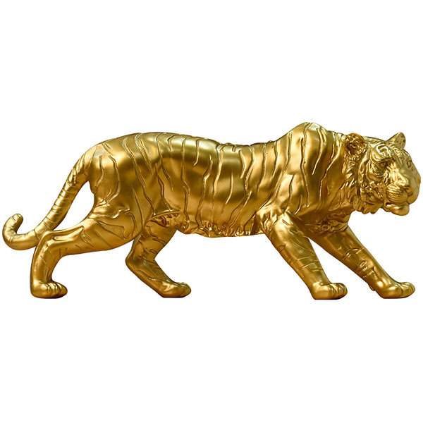 American Gold Tiger Sculpture