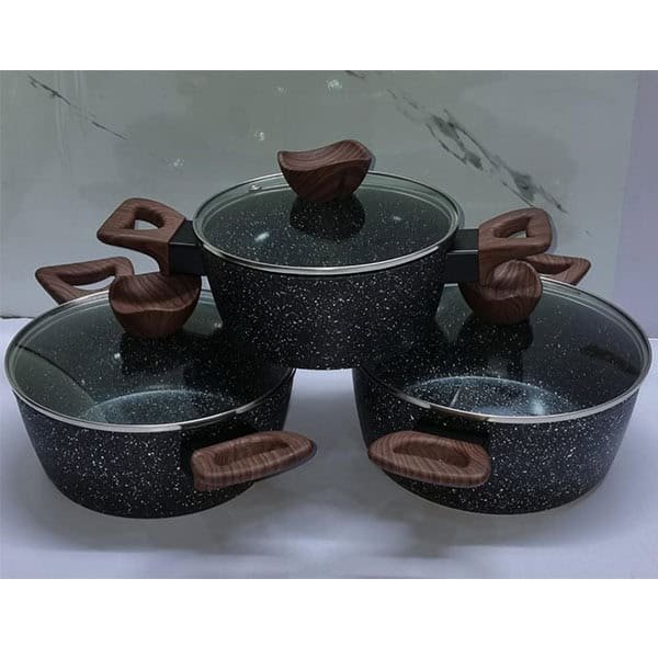 Big Baroly granite cookware set 1