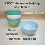 ASK2225 Ascot Melamine Pudding Bowl 12.5cm Approx 500ml