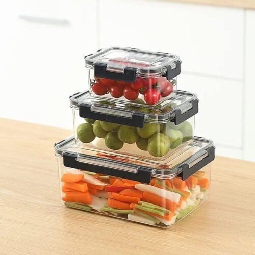3pcs Acrylic Food Storage Containers
