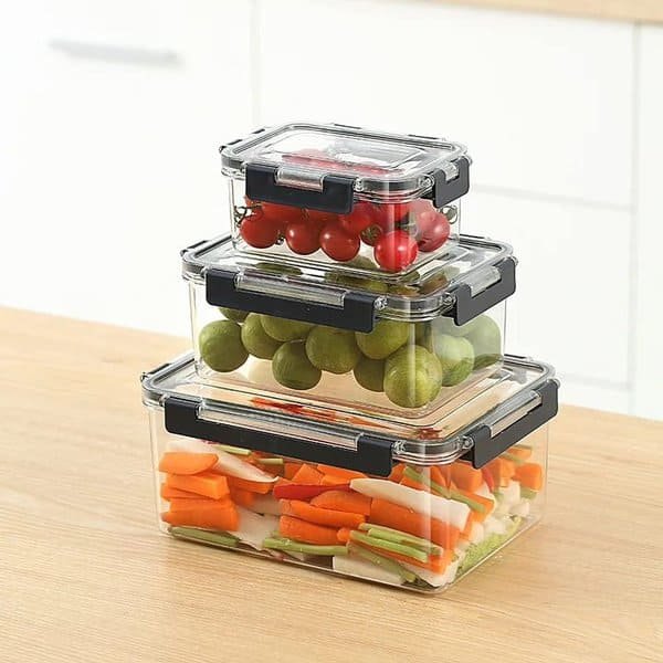 3pcs Acrylic Food Storage Containers