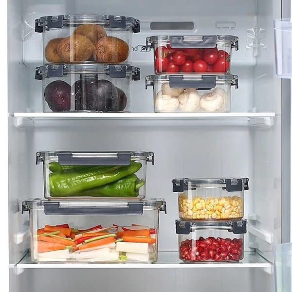 3pcs Acrylic Food Storage Containers