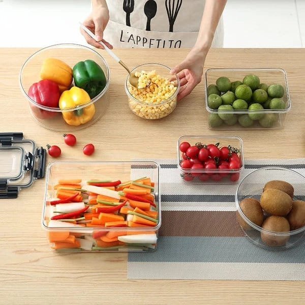 3pcs Acrylic Food Storage Containers