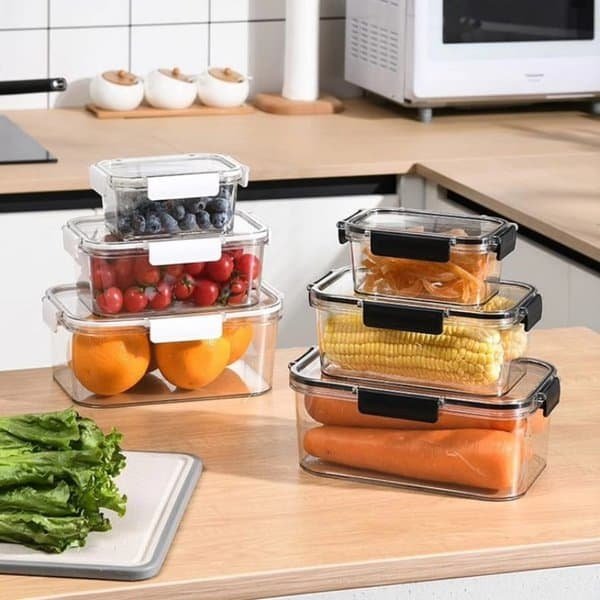 3pcs Acrylic Food Storage Containers