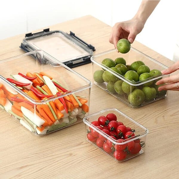 3pcs Acrylic Food Storage Containers