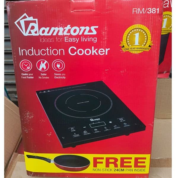 Ramtons induction cooker with free pan