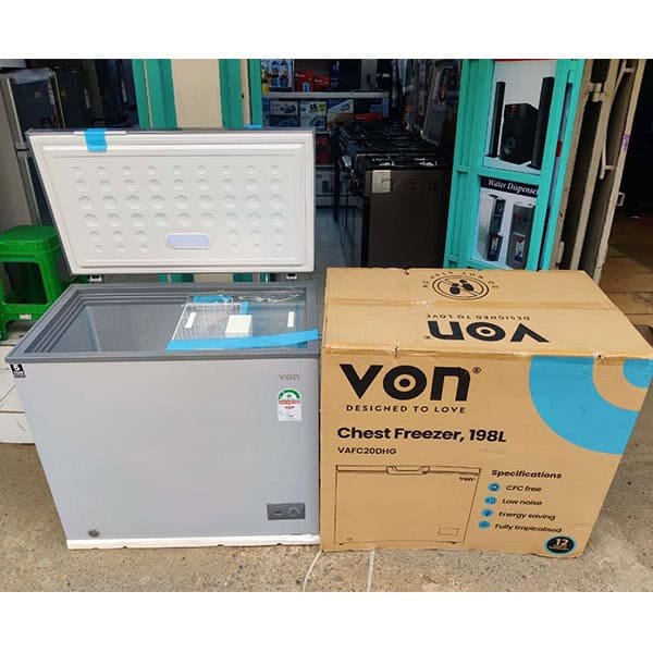 Von Chest Freezer 198ltrs