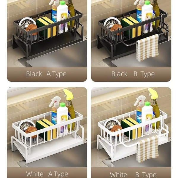 Sink Caddy with Water Draining Tray