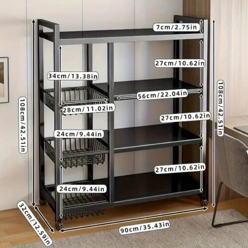 Kitchen Rack Storage Organizer