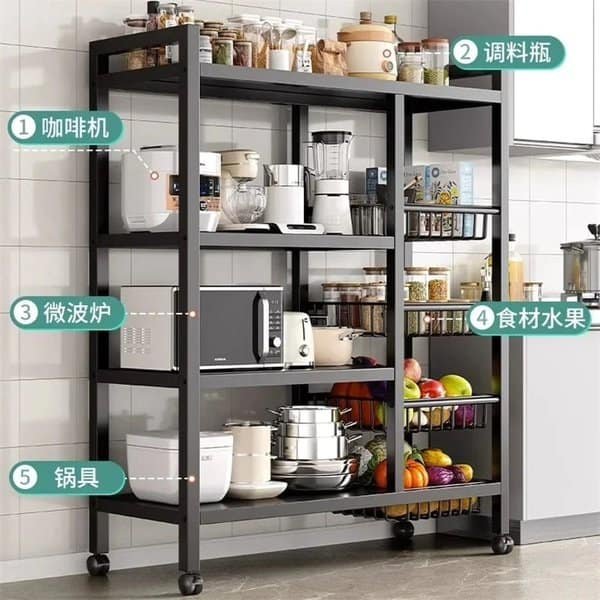 Kitchen Rack Storage Organizer