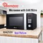 RM551 Ramtons Microwave with Grill 25Ltrs