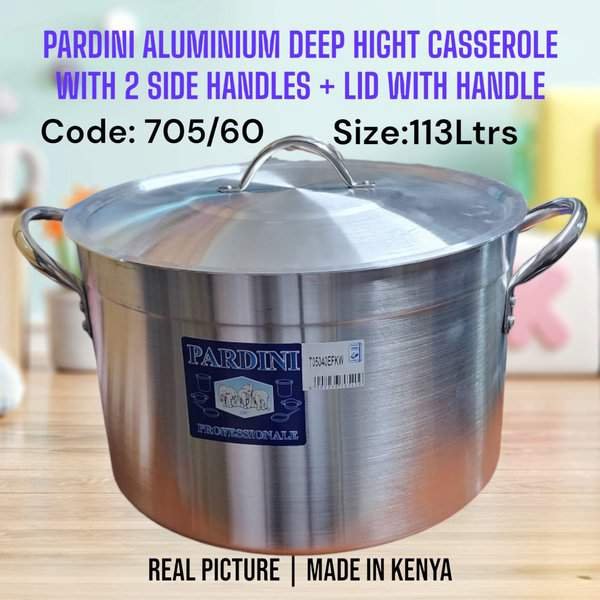 705/60  Pardini Aluminium Deep Height Casserole