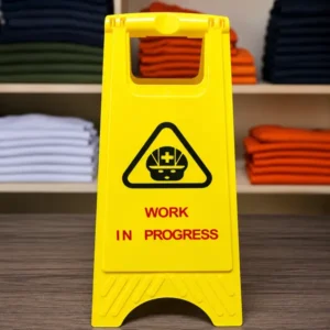 Work in Progress Sign Kenya