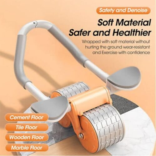 2 Elbow Pad Automatic Rebound Fitness Abdominal Wheel Roller