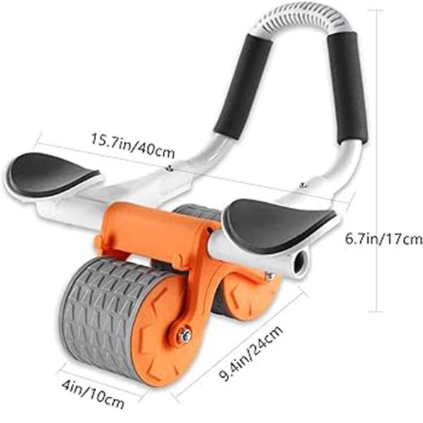 2 Elbow Pad Automatic Rebound Fitness Abdominal Wheel Roller 3