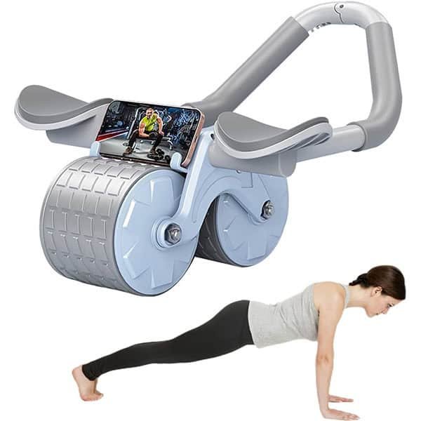 2 Elbow Pad Automatic Rebound Fitness Abdominal Wheel Roller 5