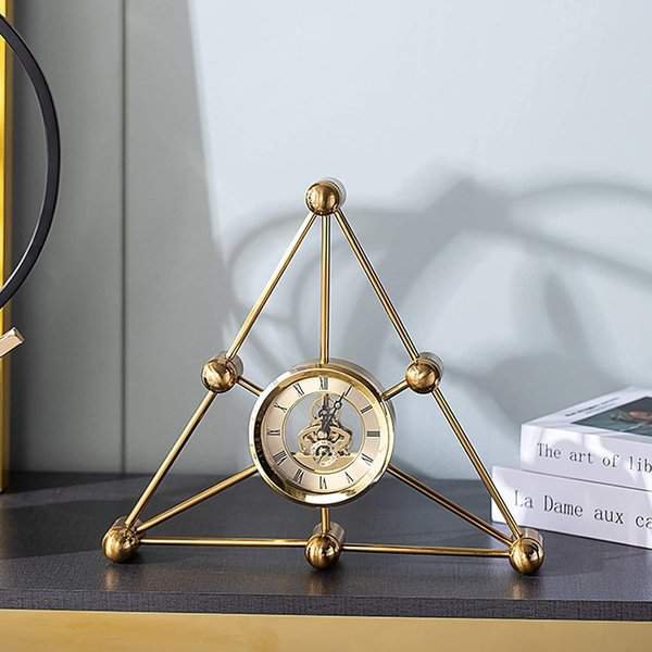 Creative Metal Desk Clock