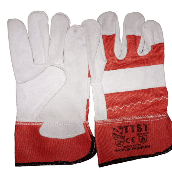 Cotton-leather-Gloves