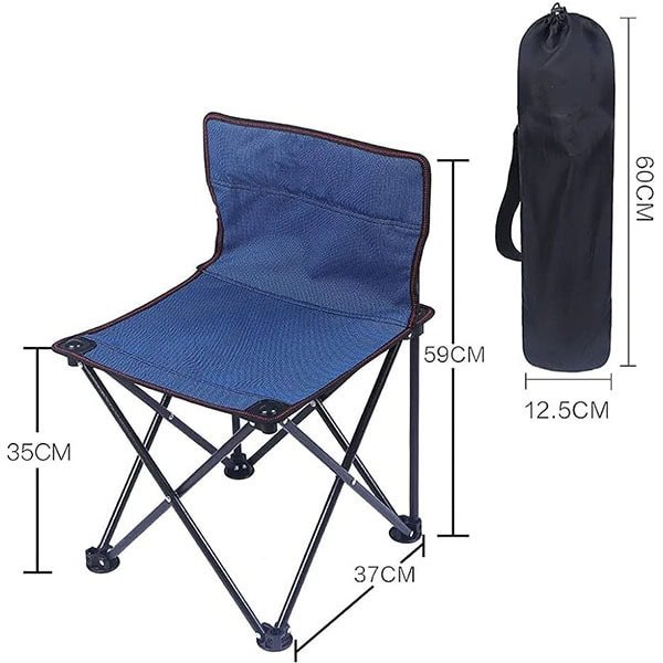 Foldable Metallic Frame Water Proof Canvas Camping Chair