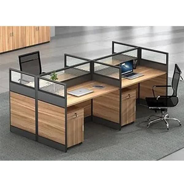 Four Seater Workstation with drawers