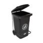 HEAVY DUTY PEDAL 100 LIT TRASH BIN