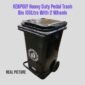 Kenpoly Heavy Duty Pedal Bin 100ltrs With 2 Wheels