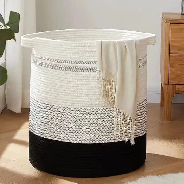 Large Cotton Rope Basket