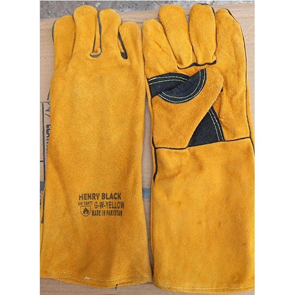 Yellow Welding Gloves1