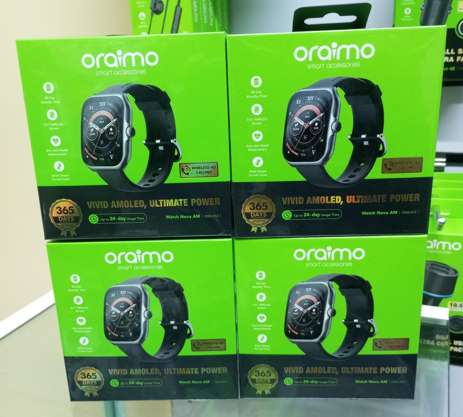 Oraimo Nova AM AMOLED SCREEN