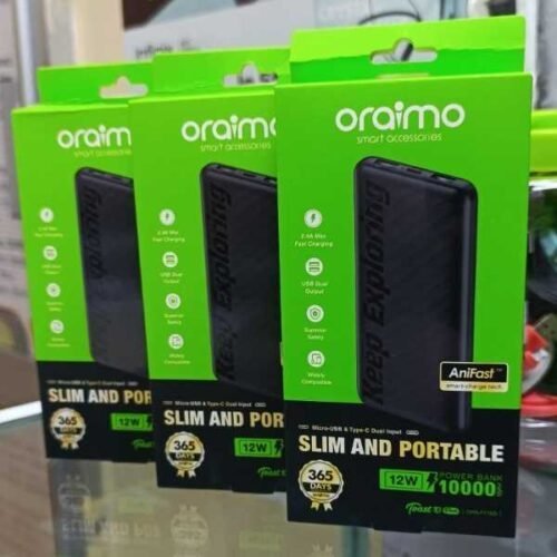 Oraimo OPB-P118D Toast 10 Flash 10000mAh 12W Power Bank