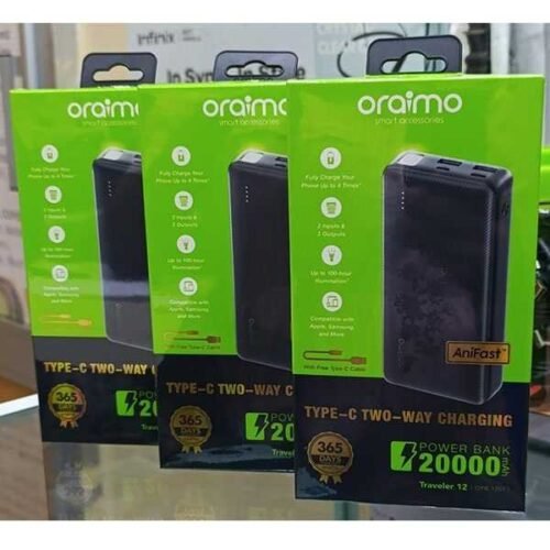 Oraimo Traveler 12 20000mAh 12W Power Bank