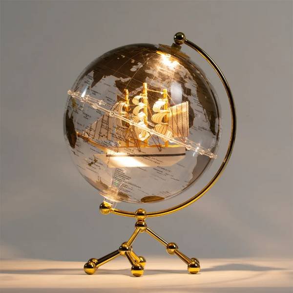 Illuminating World Globe Ornament