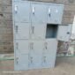 12-Locker Steel Office Cabinet