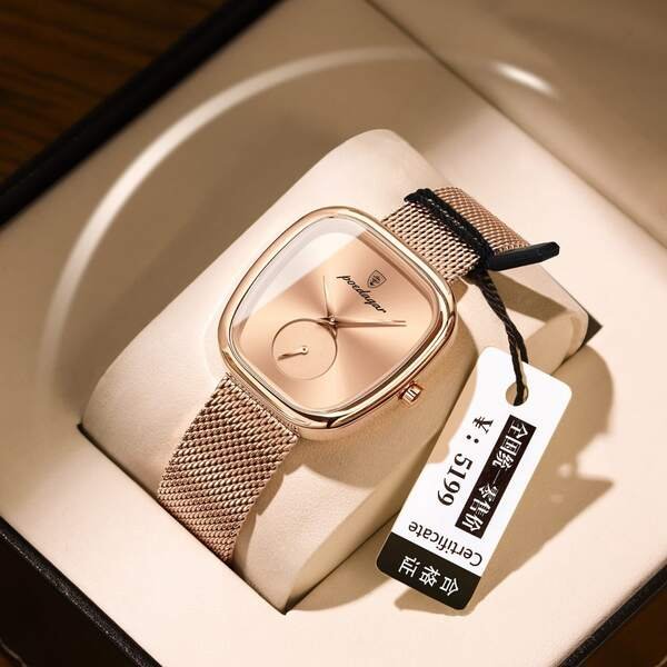 POEDAGAR Ladies 783 Mesh Strap Watch