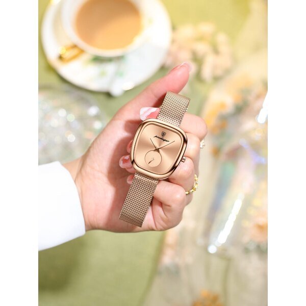 POEDAGAR Ladies 783 Mesh Strap Watch