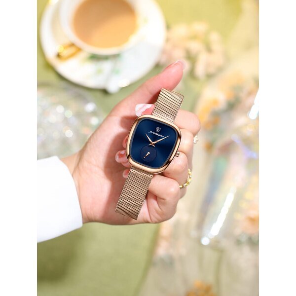POEDAGAR Ladies 783 Mesh Strap Watch